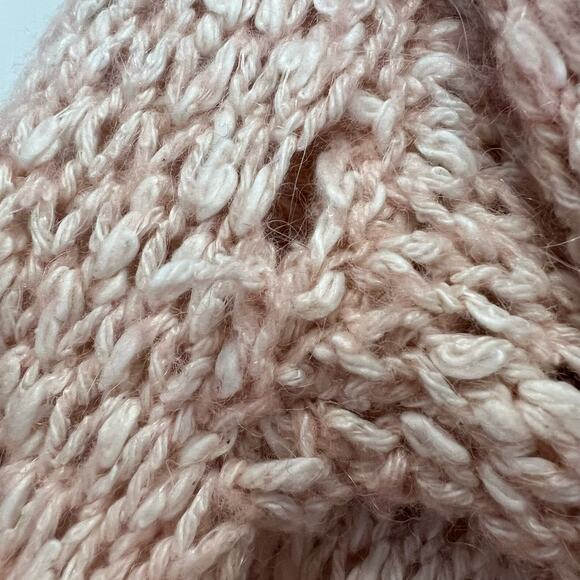 Madewell Women's Loose Knit Crewneck Sweater Light Pink Size‎ XS - Picture 5 of 9